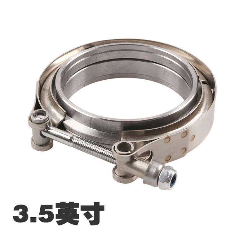 

3,5 дюймовый 304 фланцевый зажим V-образного типа из нержавеющей стали Vban зажим модификация автомобиля Turbo Exhuast трубный зажим