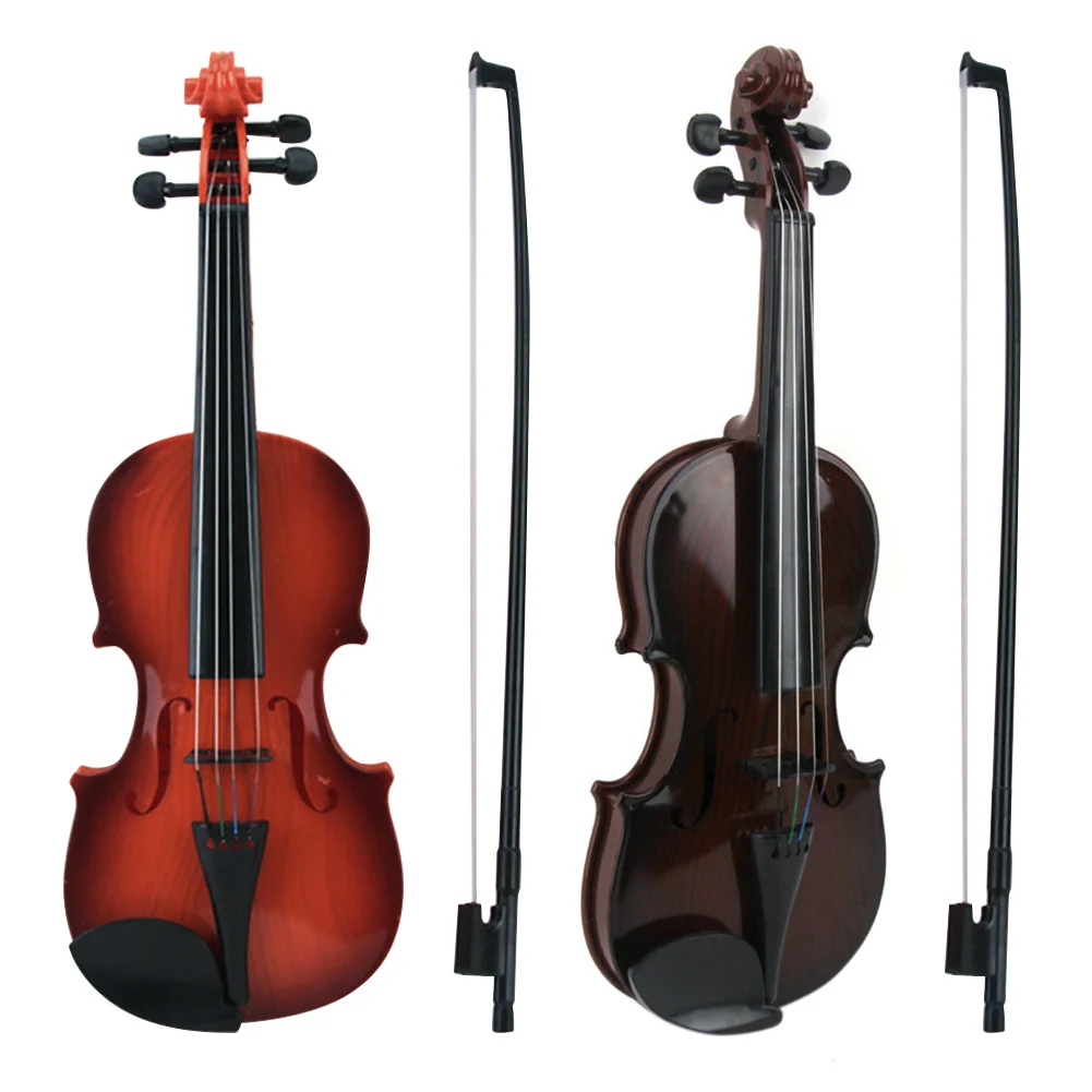 

Violin Toy Adjustable String Simulation Musical Instrument for Children Kid Beginner Educational Accessories