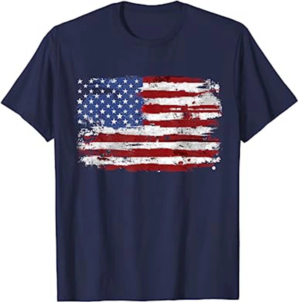 

American Flag USA United States of America US Yk2 T Shirt for Men Tee Homme Top Camiseta