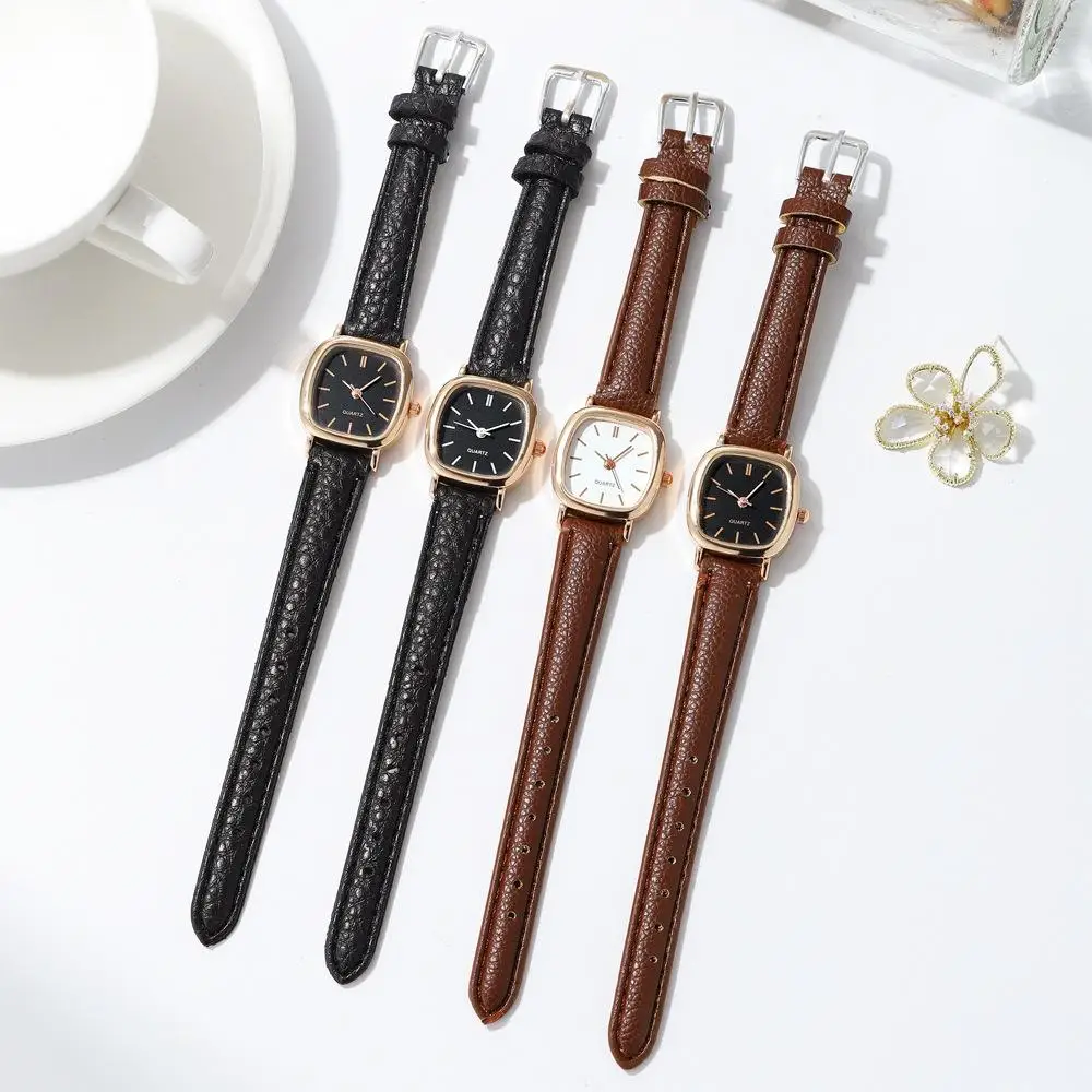 Корейская версия кварцевых наручных часов Mori Simple с маленьким циферблатом.