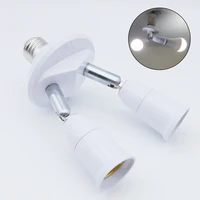 e27 splitter 220v 3a lamp bulb socket converter light adapter improvement plastic portable holder warehouse accessory