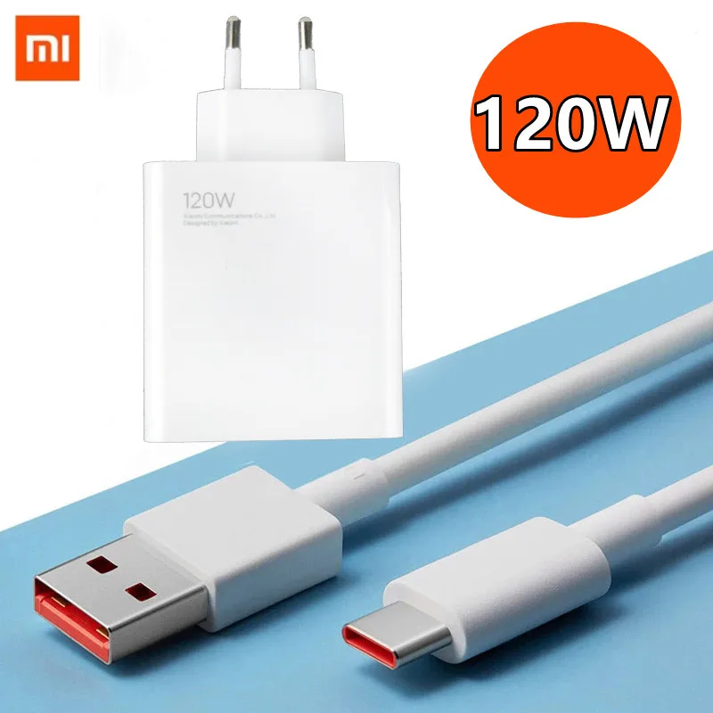 

Оригинальное зарядное устройство Xiaomi 120 Вт Redmi Note 11 Pro Plus, быстрое зарядное устройство Turbo, 6 А, Usb Type C, кабель для зарядки Xiaomi 11t Pro Mix 4 12 Pro Ultra