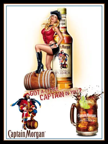 Капитан Морган Ретро винтажный стиль металлический знак/налет Бар/паб мужская