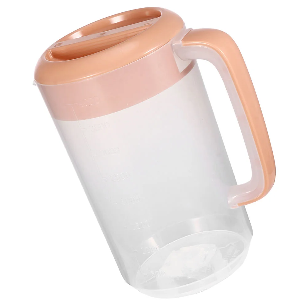 

Plastic Cold Water Bottle Pitcher Pitchers Drinking Ice Tea Fridge Clear Kettle Thicken Juice Containers Lids Pp Beverage