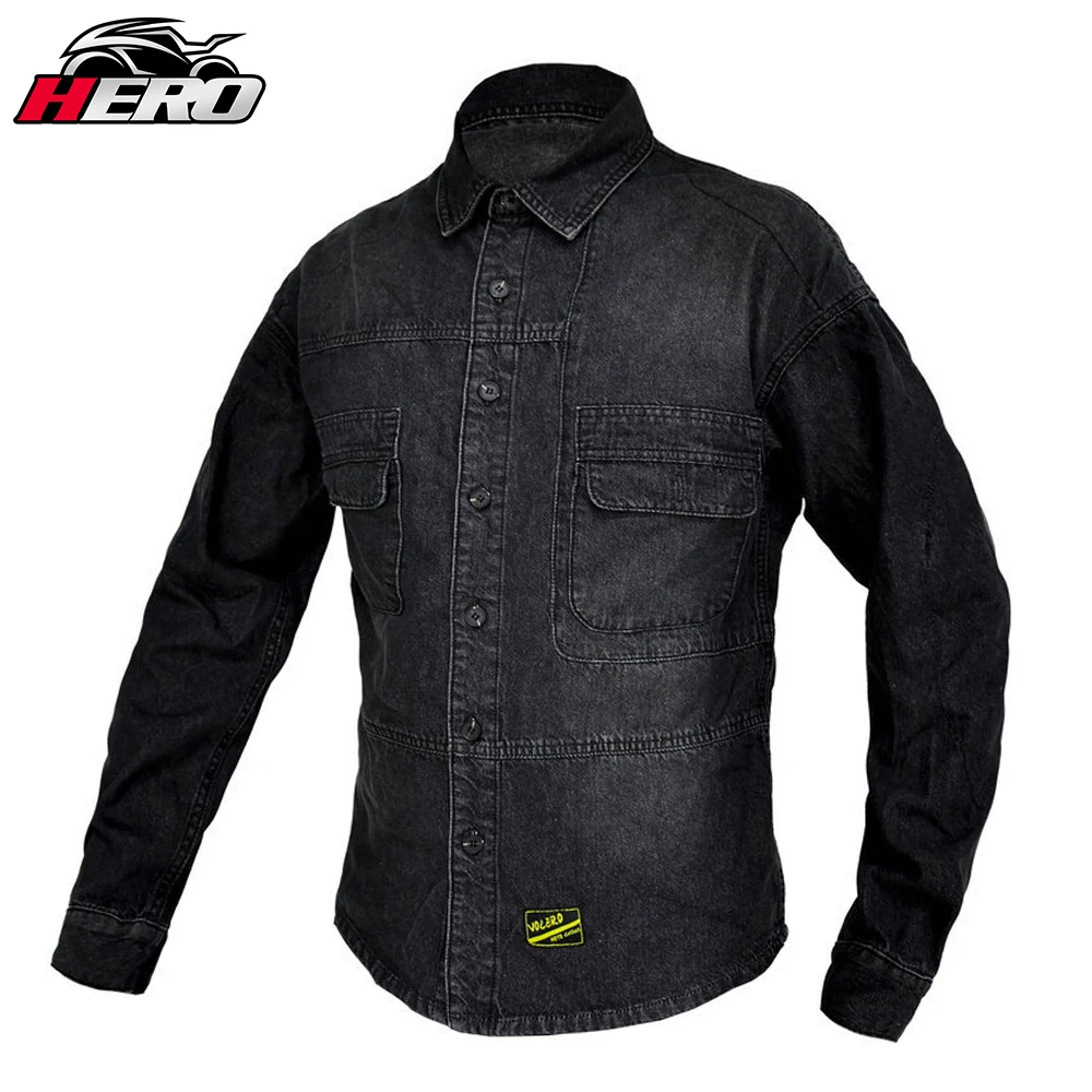 Retro Motorcycle Jacket Summer Men Moto Protective Gear Motocross Enduro Racing Oxford Jacket Motorbike Shirt Clothing