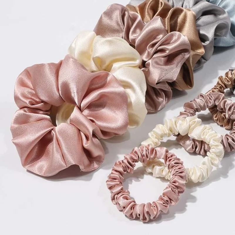 

1 шт., женская шелковая резинка для хвоста