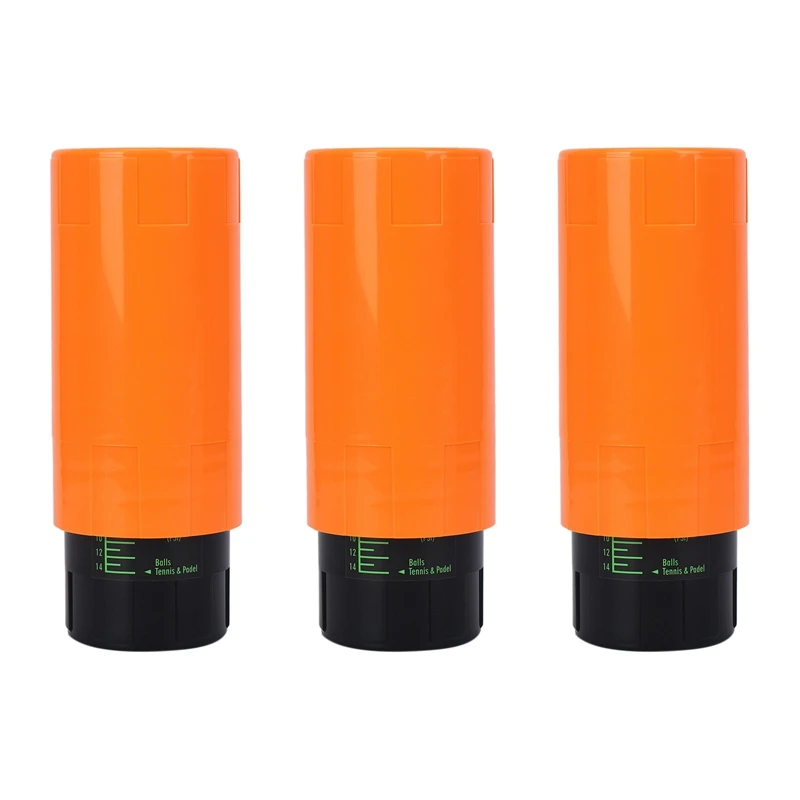 

New-3X Tennis Ball Saver - Keep Tennis Balls Fresh And Bouncing New Orange