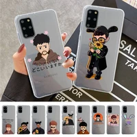 bad bunny yonaguni phone case for samsung s20 s10 lite s21 plus for redmi note8 9pro for huawei p20 clear case