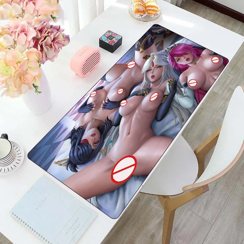 

Игровой коврик для мыши Hentai, аниме, девушки, сексуальный красивый коврик для мыши kawaii, большой размер, hentai, коврик для мыши, игра, аниме, девуш...