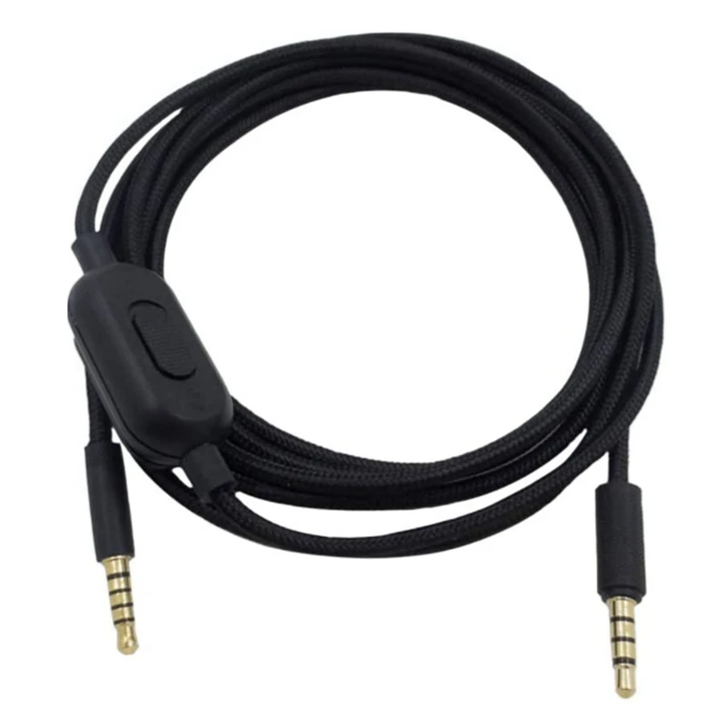 

2 Pcs 2M Portable Headphone Cable Audio Cord Line for Logitech GPRO X G233 G433 Earphones Headset Accessories