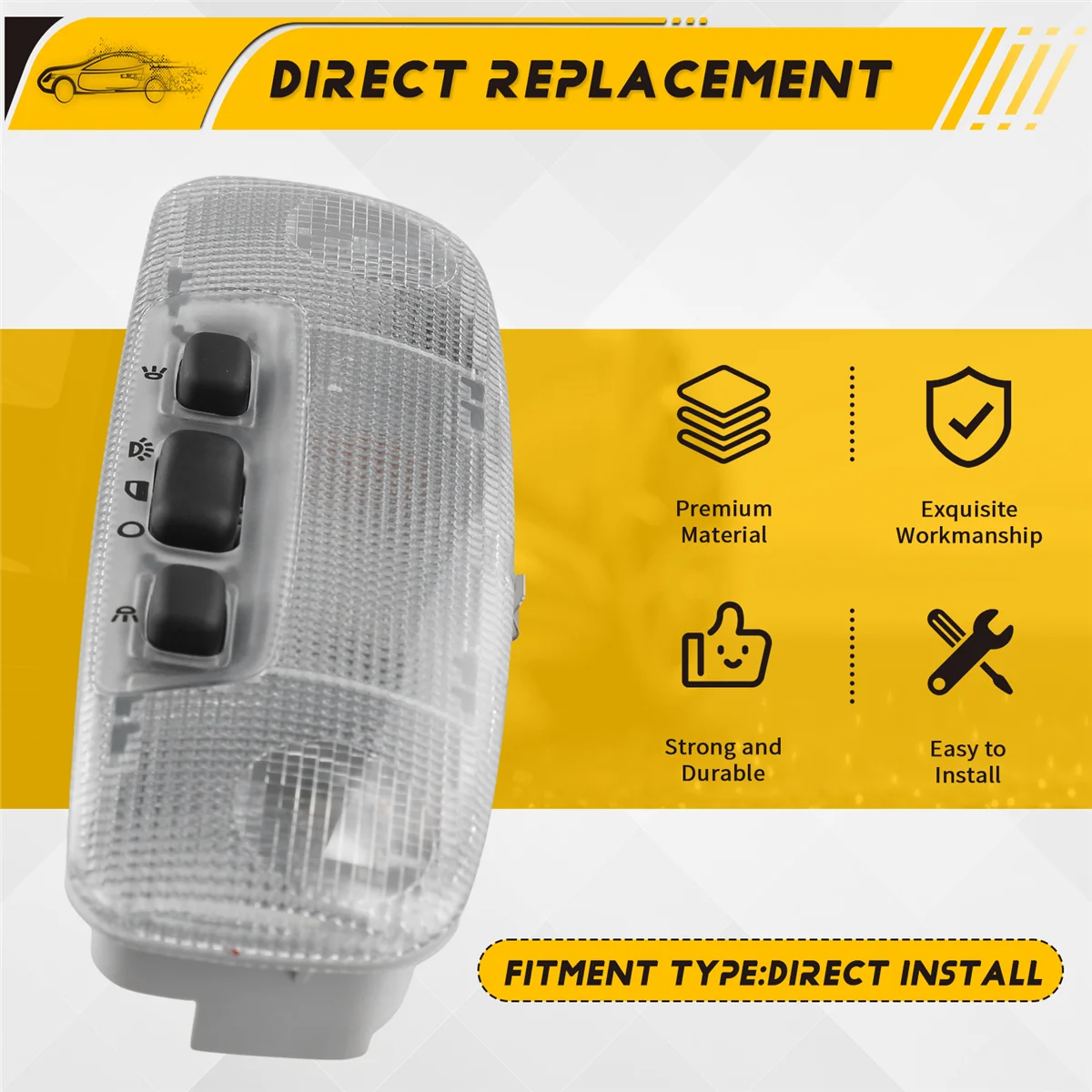 Новые потолочные светильники переднего внутреннего освещения XS4113K767AA для Ford Focus