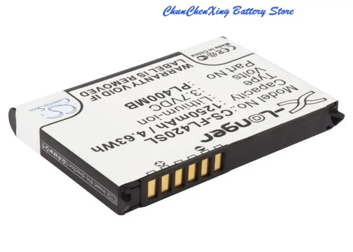 Аккумулятор Cameron Sino 1250 мАч PL400MB PL500MB для Fujitsu Loox 400 410 420 C500 C550 N500 N520 N520c N520p N560 N560C N560e