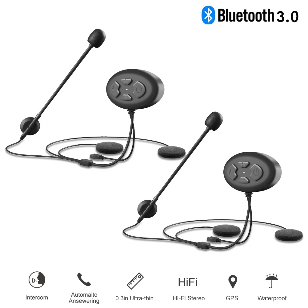 

Bluetooth-гарнитура для мотоцикла с креплением на шлем