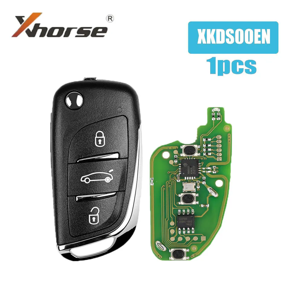 

1PCS Xhorse XKDS00EN Car Remote Key VVDI2 X002 Car Key for Volkswagen DS Remote Key 3 Buttons for VVDI2/VVDI MINI KEY TOOL/Max