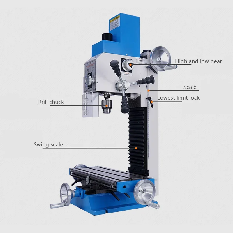 Микронастольный сверлильный и фрезерный станок 220 В небольшой бытовой