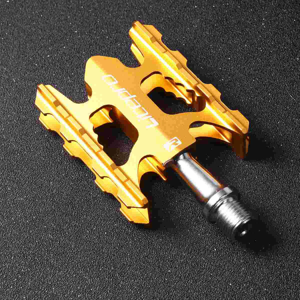 Ультралегкая педаль из алюминиевого сплава складная аксессуар (черный)