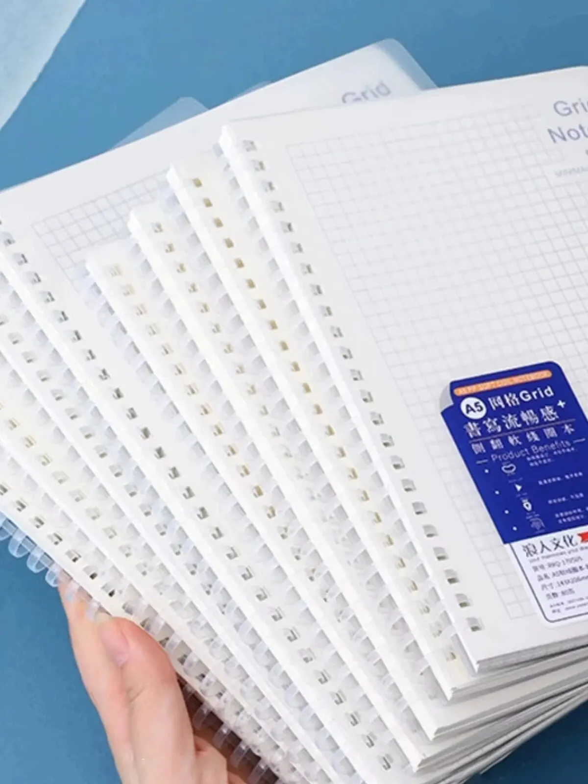 1 шт. блокнот из мягкой проволоки с горизонтальной линией