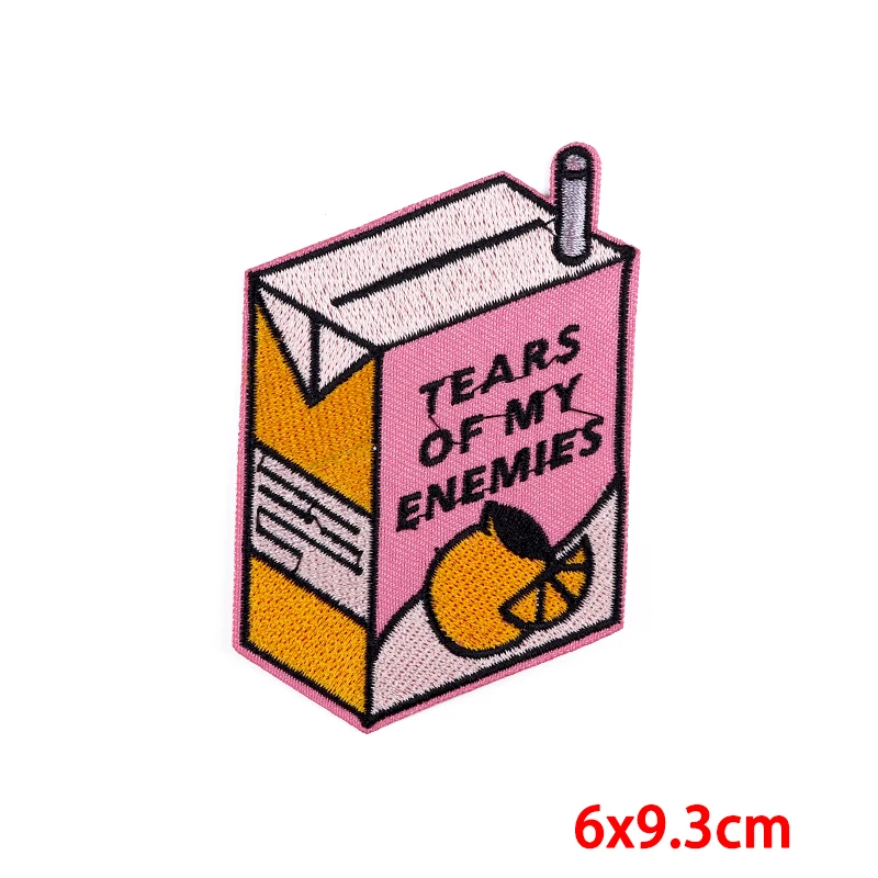 Термоклейкие нашивки с вышивкой в виде мультяшной бутылки для одежды - купить по