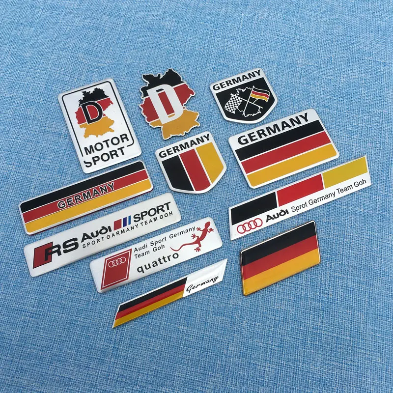 3D-Наклейки для Audi Sline A1 A2 A3 A4 A4L P 8V 8L RS RS3 RS4 RS5 RS6 S1 S2 S3