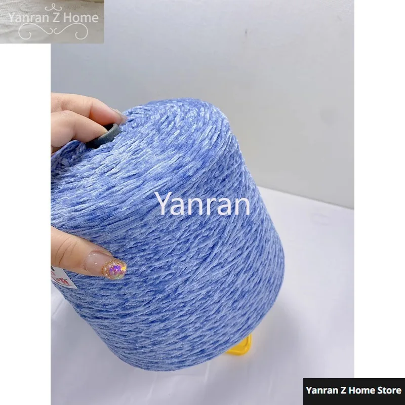 500 г 2 мм грушевидная блестящая синель пряжа тонкая плюшевая шерстяная веревка