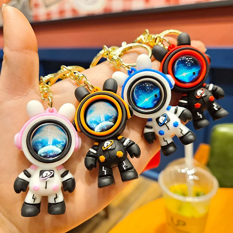 Автомобильный держатель для ключей брелок с мультяшным медведем симпатичный