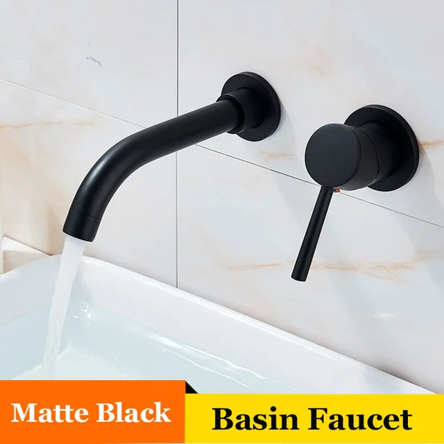 

Настенный смеситель для раковины Wanmivezlo белый керамический