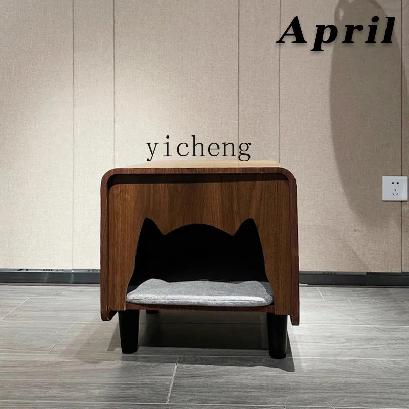 XL кошачье гнездо для обуви сменный стул кошачий боковой столик из массива дерева