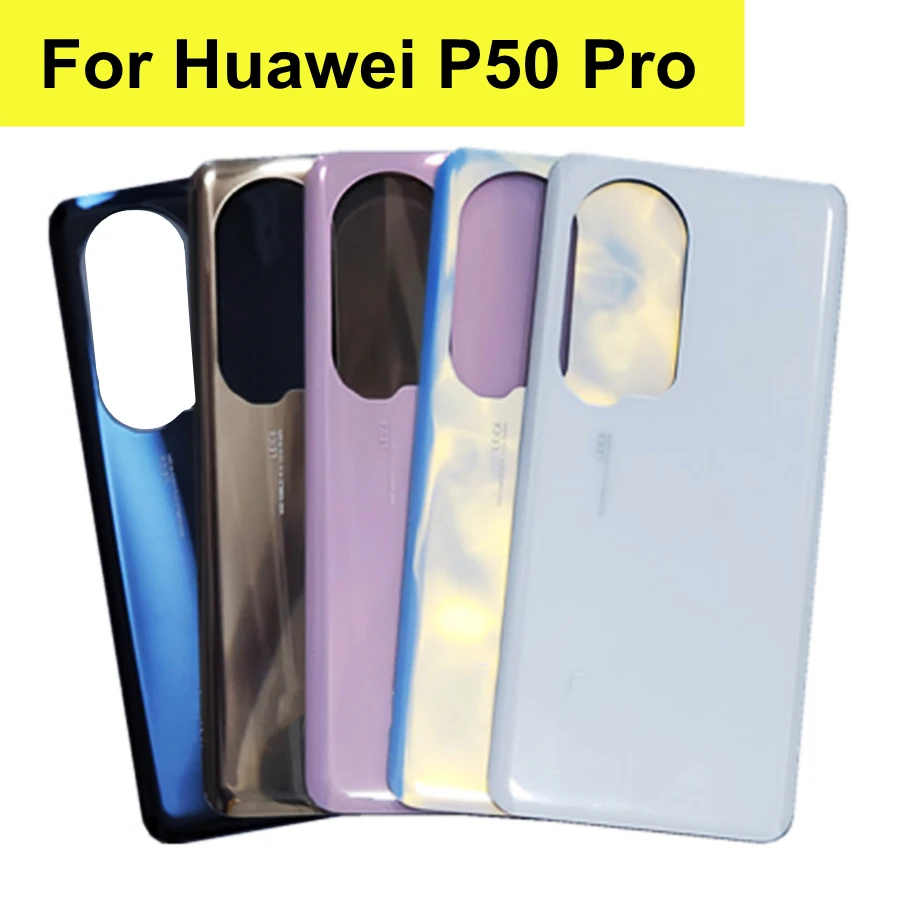 

Крышка батарейного отсека 6,6 дюйма для Huawei P50 Pro, Задняя стеклянная крышка корпуса, задняя крышка батарейного отсека для Huawei P50 Pro