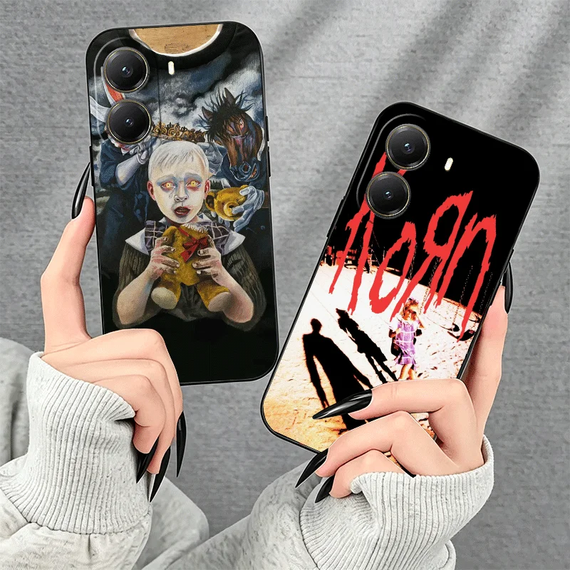 Фото Мягкий чехол для телефона Xiaomi Poco M7 M8 X7 X8 Pro Max X5 X3 K-Korns Rock Band X6 M6 M5S F8 F7 Redmi 15 15C 14C 13C 15T 17T №3