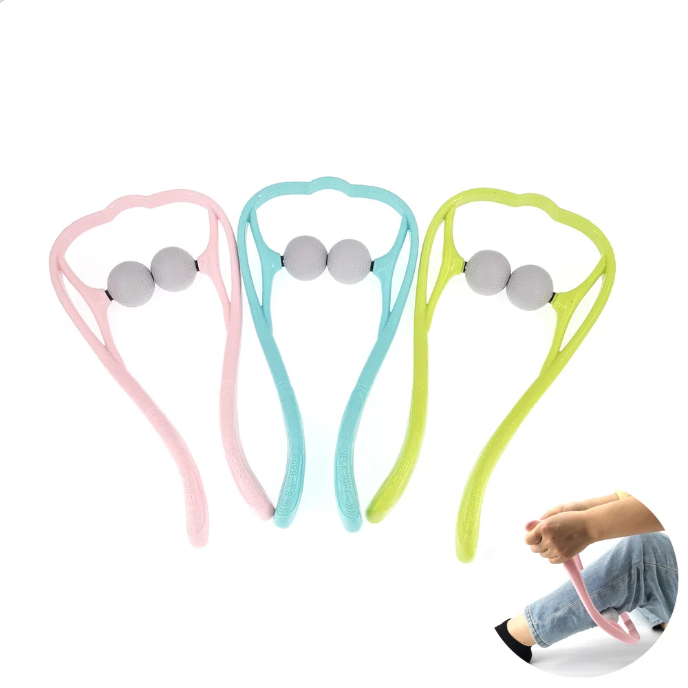 

Пластик Давление точка терапия шейный массажер массаж 3 цвета шеи массажер для шеи, плеч, ТРИГГЕРНАЯ точка