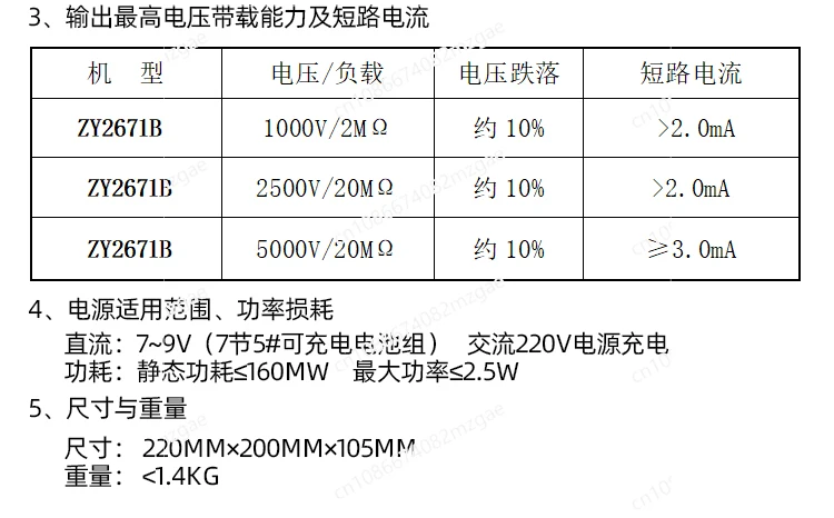 Тестер сопротивления изоляции цифровой электронный мегомметр высокоточный