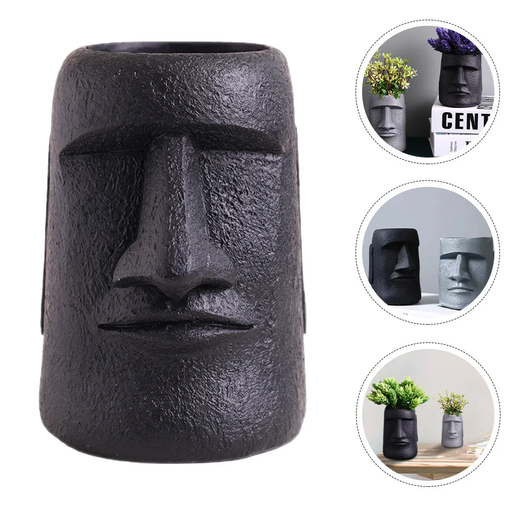 

Container Flower Pot Small Flowerpots Funny Garden Resin Crafts Succulents
