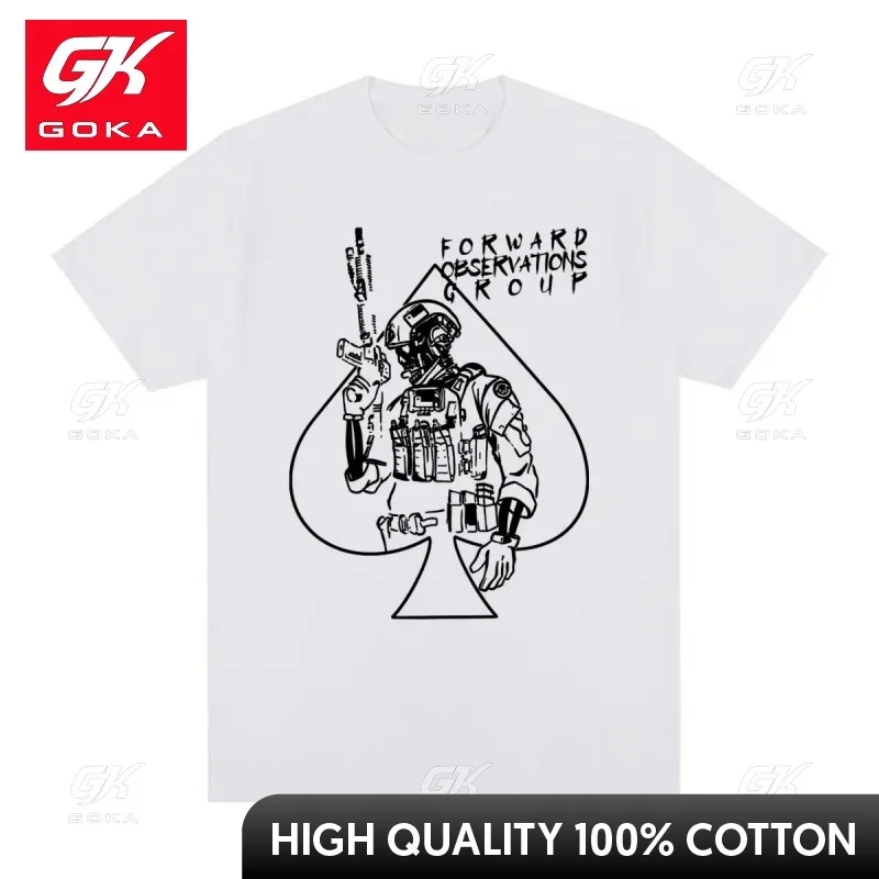 Футболка Forward Observations Group из чистого хлопка с принтом винтажная повседневная