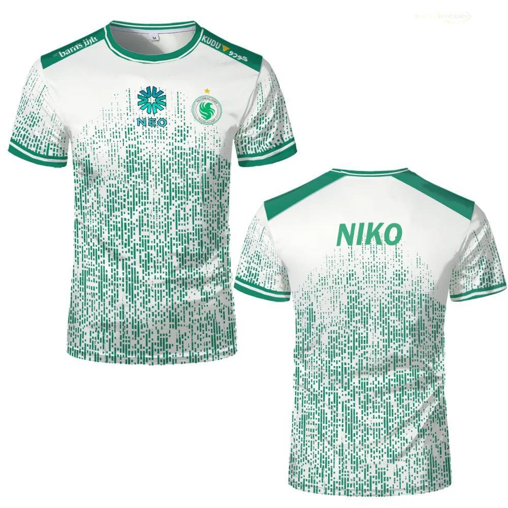 Фото Team Falcons 2025 Training Uniforms CS2 Esports NIKO M0NESY Kyousuke Jersey T-shirts Men's O Neck Tees Gifts Custom Name Clothes №2