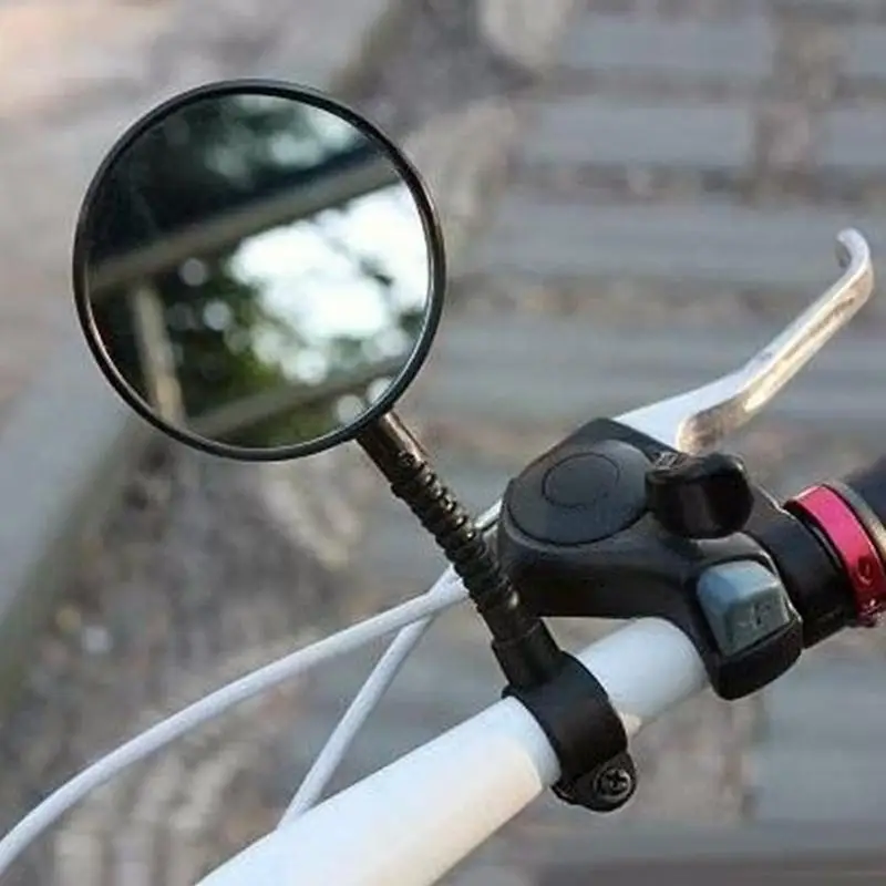

1Pcs Bicycle Adjustable Rearview Mirror Rearview Handlebar Rear Mirrors View Eye Mirrors Handlebar Accessories Cycling Back E6C0