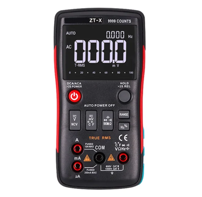 

ZT-X 9999 Counts Handheld Digital Multimeter