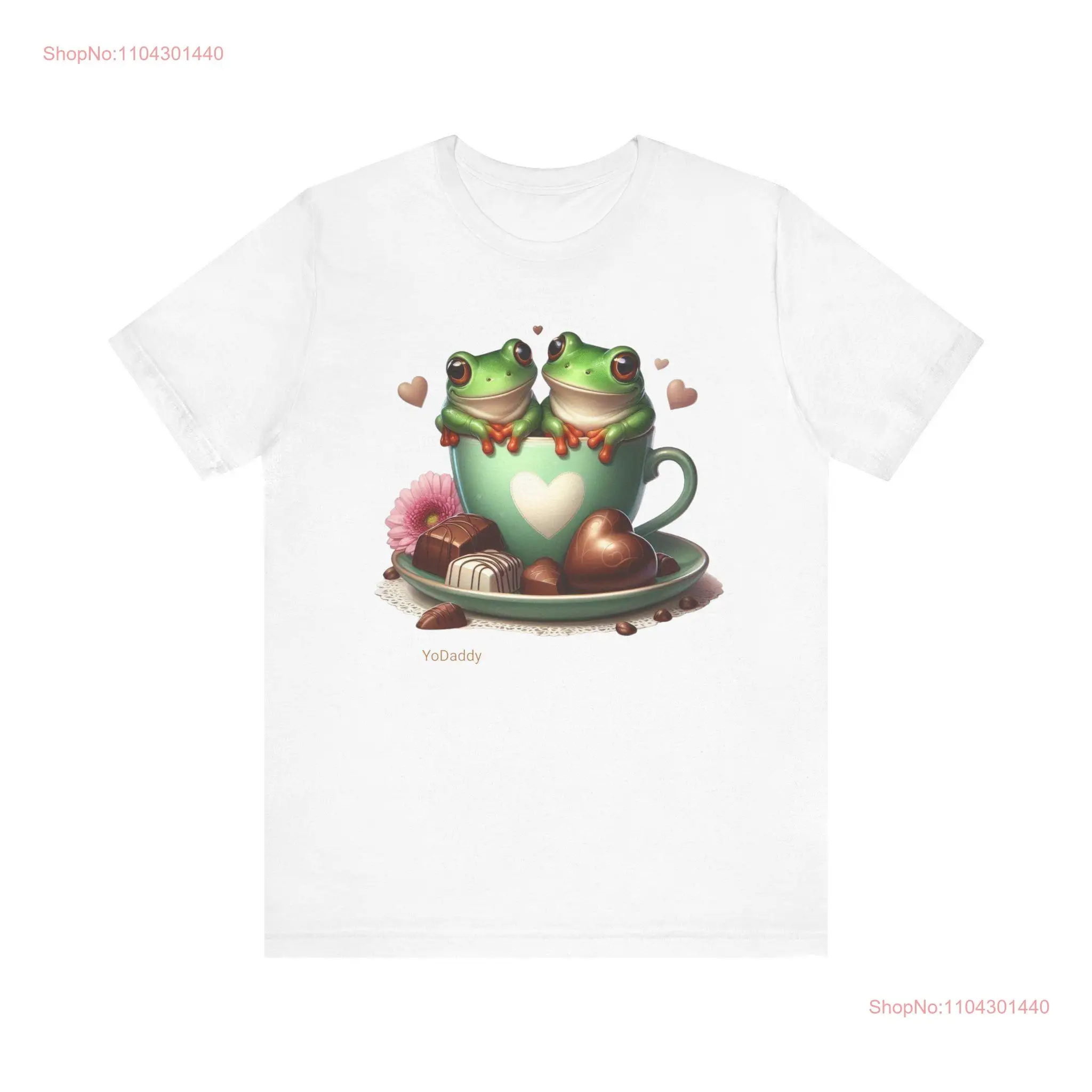 Футболка с милой лягушкой подарочный трикотаж длинными или короткими рукавами