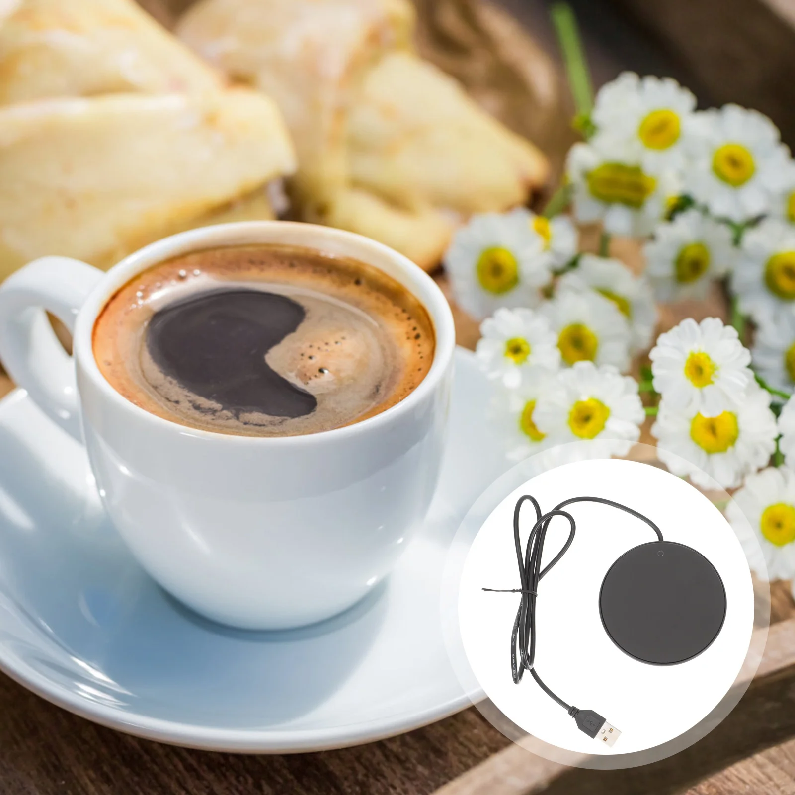 

Warmer Mug Coffee Cup Coaster Heating Usb Desk Plate Heaterelectric Pad Beverage Pads Cordless Desktop Water Warmers Tea Carmat