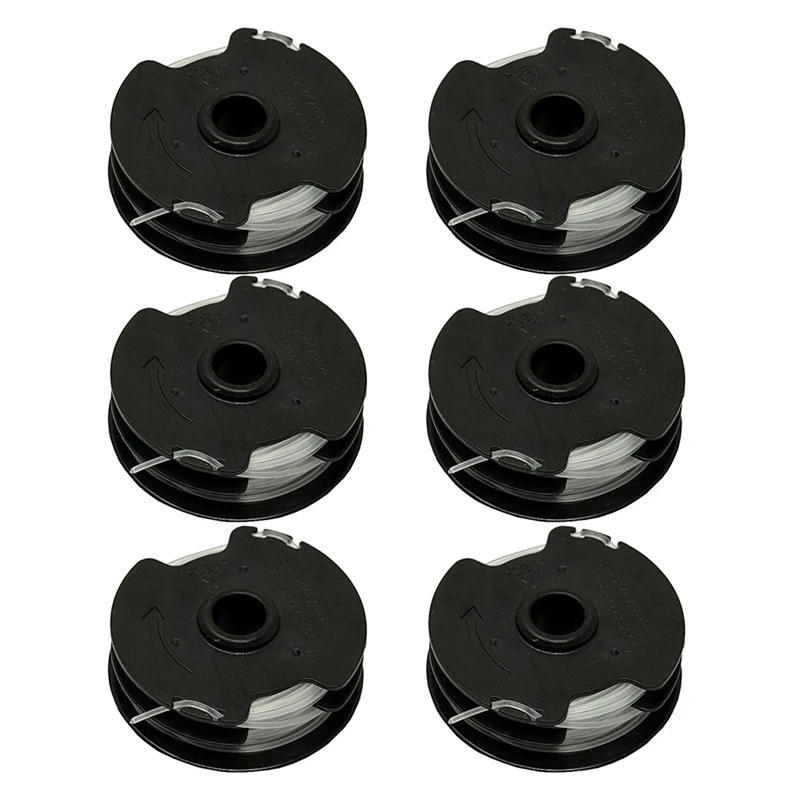 

New 6 Pack Grass Trimmer Spool Replacement For Parkside Cordless Grass Trimmer PRTA 20 Li C3 IAN351753