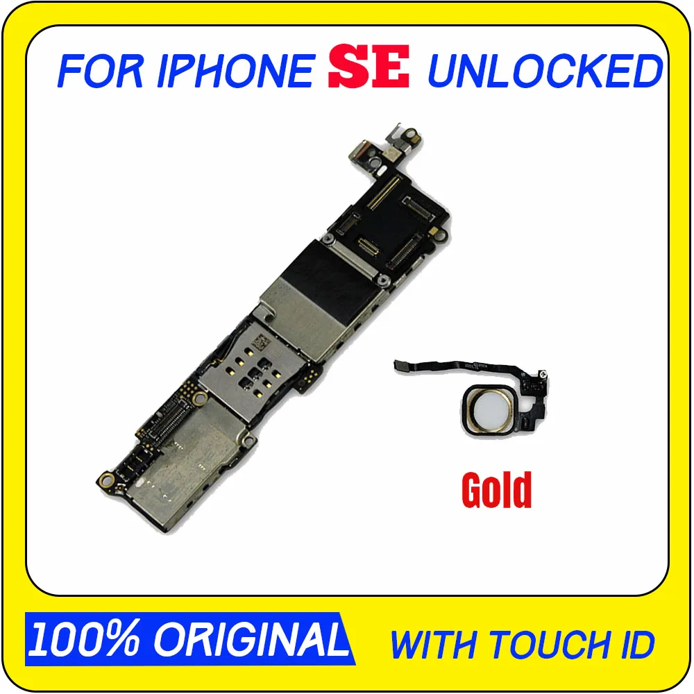 Оригинальная материнская плата для iphone SE 16 ГБ 32 64 Гб чистая iCloud разблокированная