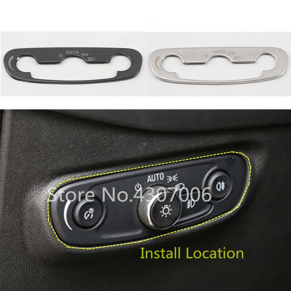 

Car Stick Styling Inner Cover Front Headlight Switch Button Trim Frame For Chevrolet Equinox Third GE 2017 2018 2019 2020 2021