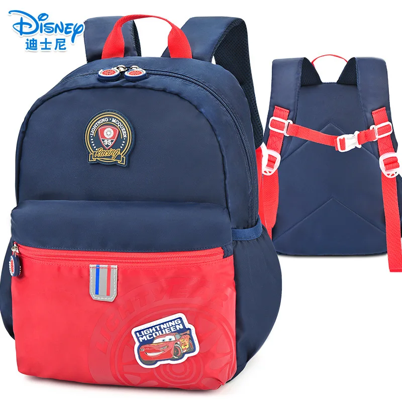 Disney kindergarten schoolbag boys 1-3-6 years old children's backpack fashion bag British style  kids bags for girls