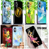 wonderful fairy tinker bell phone case for oneplus nord n200 n20 ce2 lite ce 10 9rt 9r 9 8 8t 7 7t 6 6t pro 5g black tpu cover
