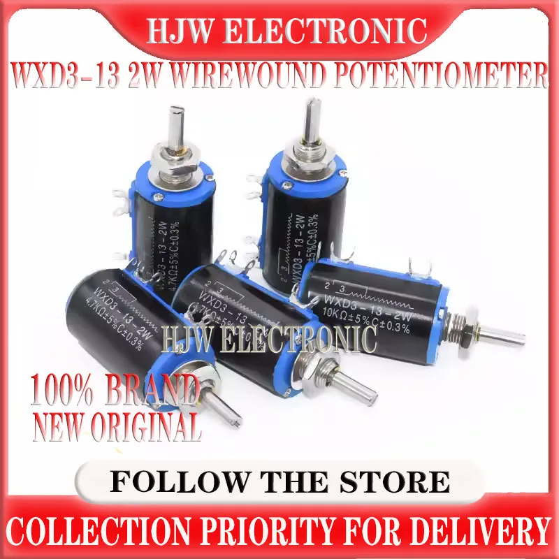 1 шт. диагональ 100 200 220 470 680 1K 2 K 3 4 7 5 6 10K 22K 33K 47K 8 Ом WXD3-13-2W Вт проволочный