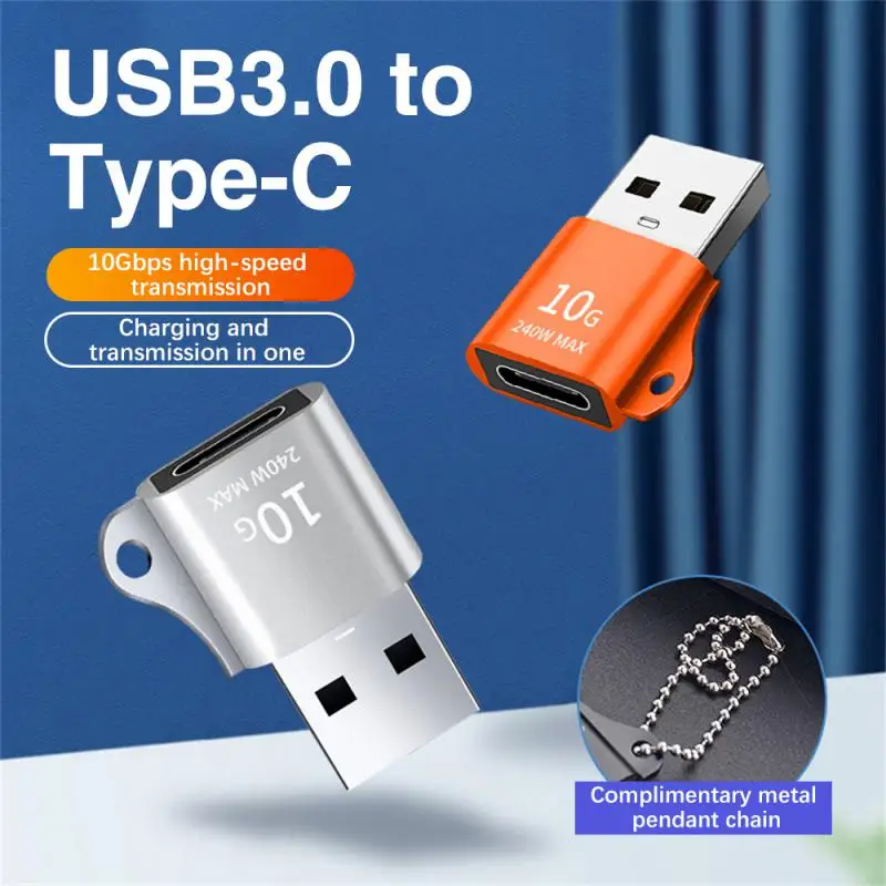 

240W 10A Type C Female To USB A Male OTG Charger 120W Adapter USB C Converter For Iphone 14 Xiaomi 13 12 Samsung S22 Tablet Tipo