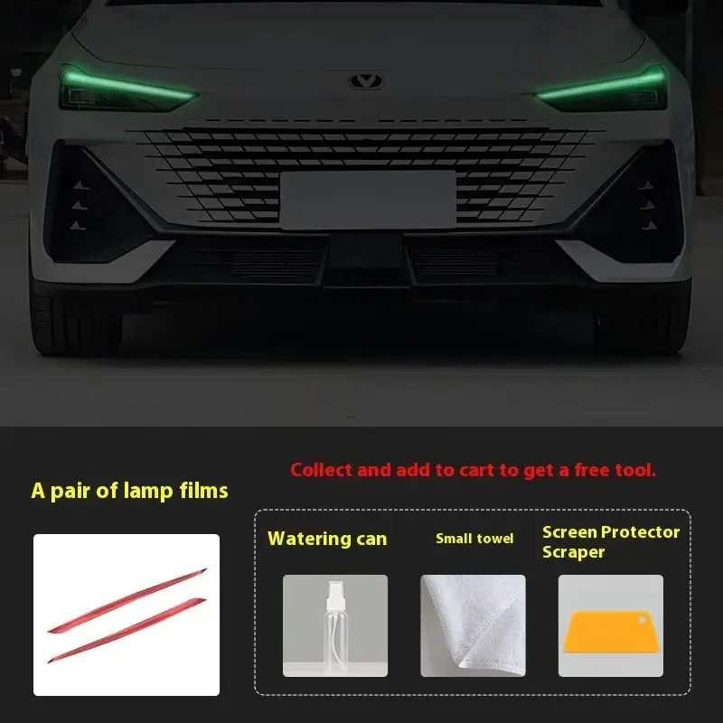 Виниловый комплект для оттенка фар Changan UNI-V 2025 — пленка для изменения цвета дневных ходовых огней DRL, декоративная модификация Stic (art.: 3920d14ea06e6) - 3920d14ea06e6