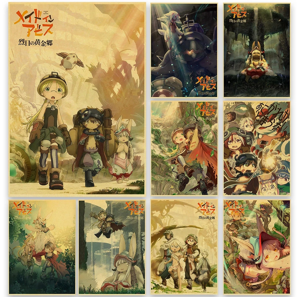 Классический аниме-плакат с принтом на холсте без рамы идеально подходит для