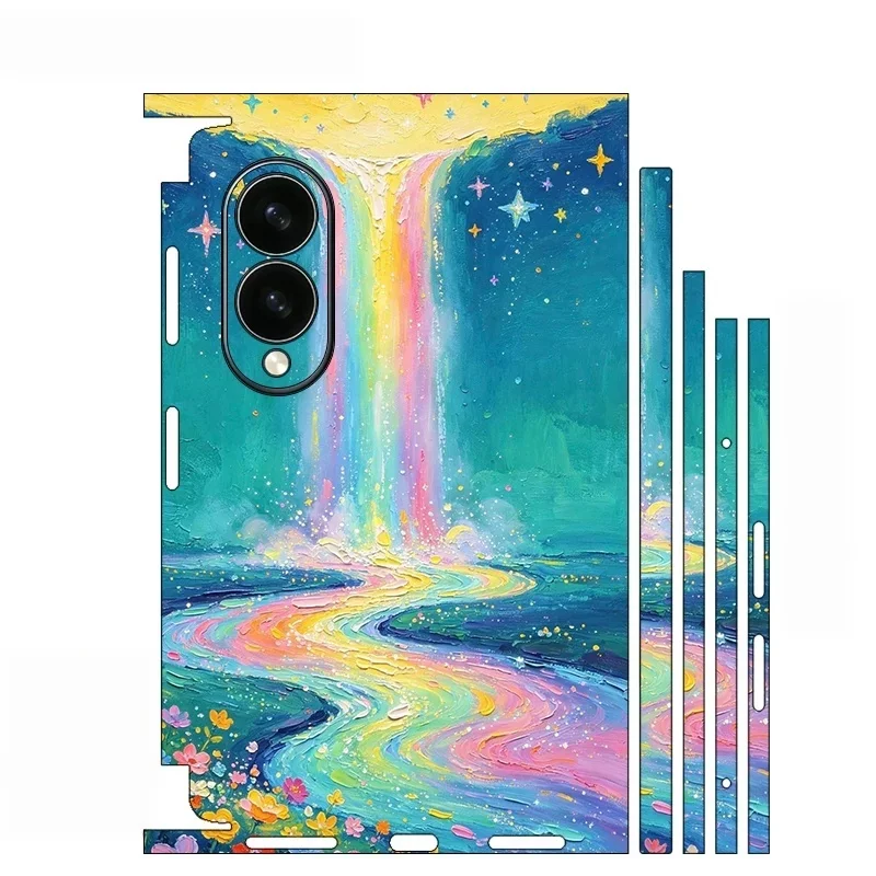 Фото Защитные наклейки OSCAR против царапин для Samsung Galaxy Z Fold8ultra 8 7 6 5 4 3 Защитная пленка для задней панели №4