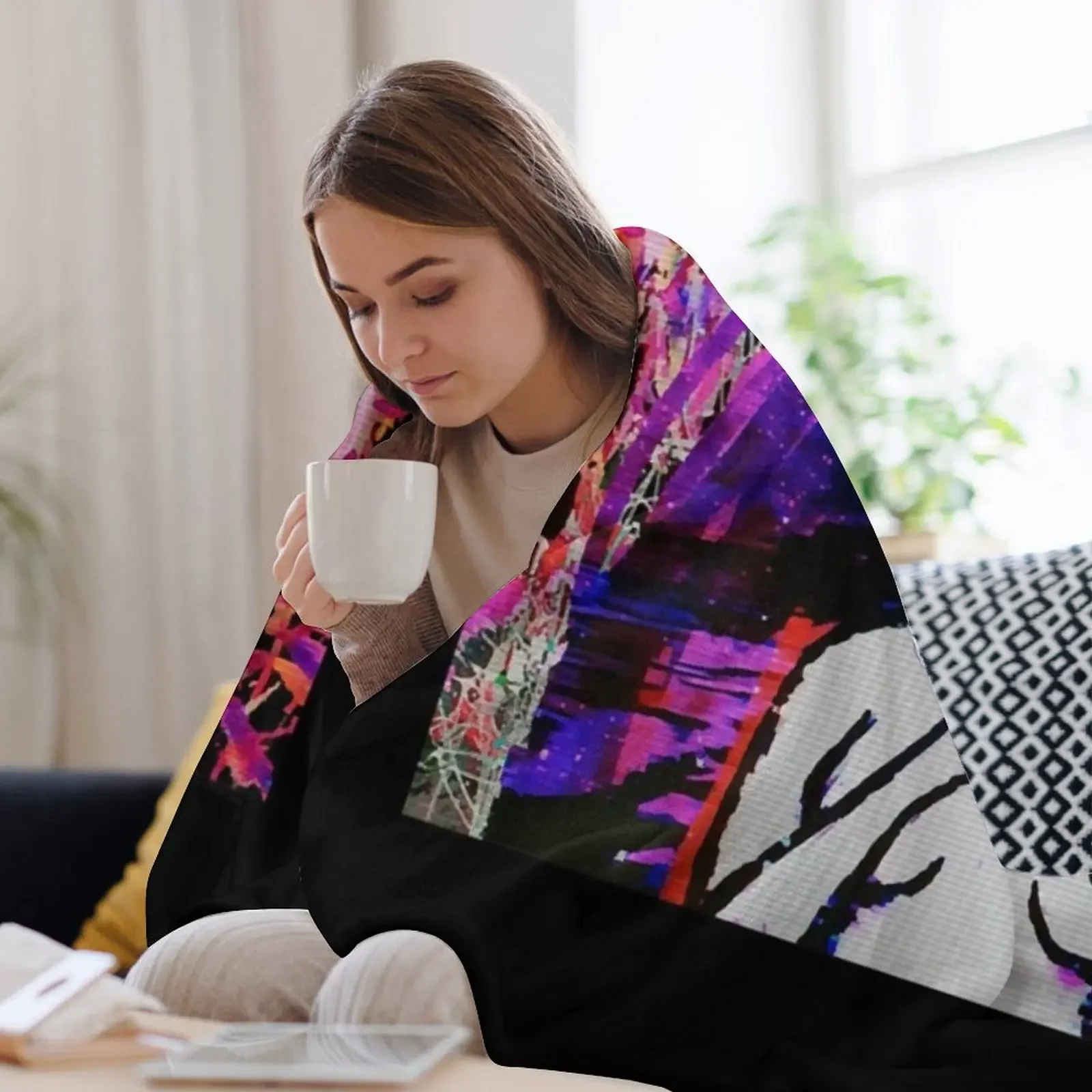 Sewerslvt Необработанный незаменимый. Одеяло Декоративное одеяло для сна Покрывала