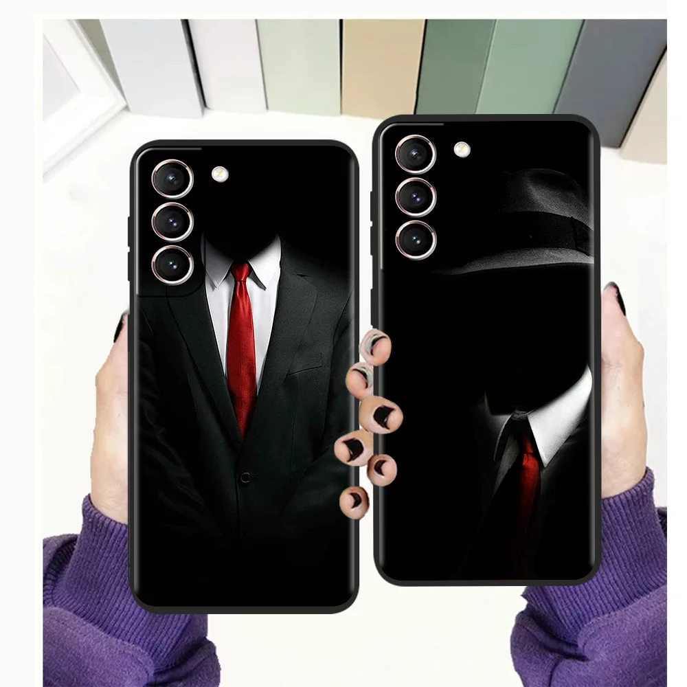 

Man Suit Shirt Tie Phone Case for Samsung Galaxy S20 S21 FE 5G Ultra S10 S9 M21 M22 M32 Note 20 Ultra 10 Plus Silicone Cover TPU